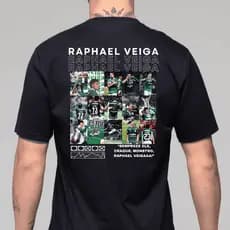 Camiseta Raphael Veiga Jogador Futebol Bola fotos 100% Algodão 30.1