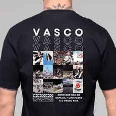 Camiseta Time V Futebol Clube fotos 100% Algodão 30.1