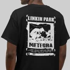 Camiseta Banda Linkin Park album Meteora Rock Unissex 100% Algodão