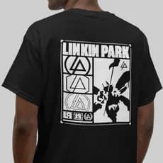 Camiseta Linkin Park Icones Famosos Artista Musica Banda Rock Celebridades - 100% Algodão 30.1
