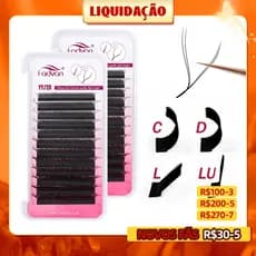 FADVAN Pestanas YY Shape L/Lu (M)/DD/C/D Curl Hand Fabric Premium Mink Extensão De Luz Natural Macia