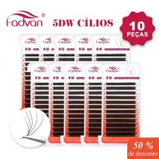 10 Peças Fadvan 5D W Extensão De Cílios Preço De Atacado Do Fabricante