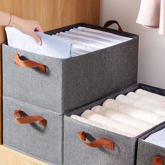 1PC Organizador De Calça Jeans/Organizador De Guarda Roupa Arrumados/Separador De Roupa 47x28x20cm