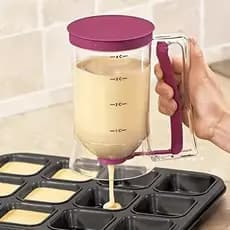 Dosador Dispensador 900ml para Massas de Bolo, Panqueca e Cupcake