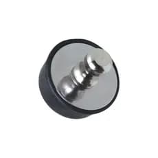 Tampinha Metal c/Borracha p/Lavatório 1"
