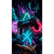 PAINEL PARA FESTA TEMA VIDEO GAME VERTICAL EM TECIDO SUBLIMADO