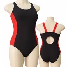 Maiô Feminino Alça + Touca brinde, Helanca 100% Poliamida, Forrado Para Esporte Aquático, Natação, Hidro, Piscina Praia