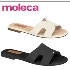 Sandália/Rasteirinha Feminina Casual Slide Confortável Moleca