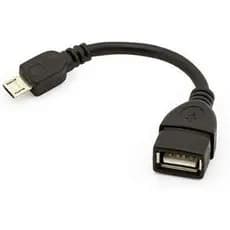 Cabo usb otg para v8 micro -- usb femea