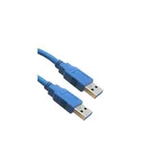 Cabo usb 3.0 acho para Macho 1m 1,5m Azul