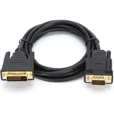 Cabo Conversor Dvi 24+1 Para Vga Macho Para Macho Hd 1,8M
