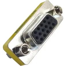 Adaptador VGA Fêmea x Fêmea Emenda Cabos