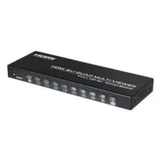 Multi Viewer Switch Hdmi 8x1 4k  1080p High Multiviewer Com Controle