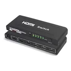 Switch Hdmi 5x1 Fullhd 3d 1080p Fonte E Controle Profissional