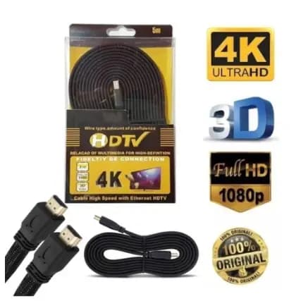 Cabo HDTV 4K 3.0 Ultra HD 2, 3, 5 METROS