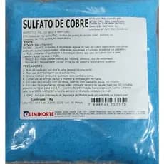 Sulfato de Cobre Pentahidratado Pacote 1 kg - Quiminorte