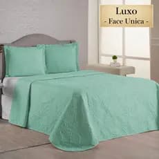 Kit Colçha Cobre Leito Luxo Matelado Solteiro Diversas Cores - Bella