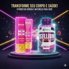Kit Firmador Power Corpo & Saúde Gel Firmador Bumbum Rhenuks +Encapsulado Fibra de Alta Pureza