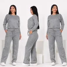 Conjunto Femenino Lanzinha Twid 2 Peças Blusa e Pantalona