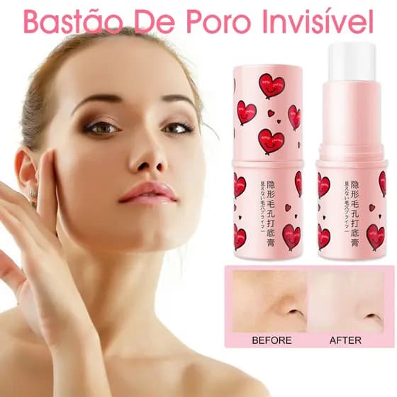 Corretivo De Bastão Poro Invisível Primer De Isolamento De Natural À Prova D'água Cuidados Com