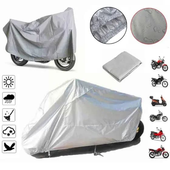Capa para Moto Impermeável Premium Proteção Contra Chuva, Sol e Poeira Tamanho Universal