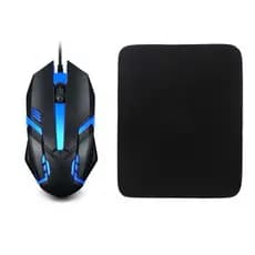 Mouse RGB com Mousepad Promoção