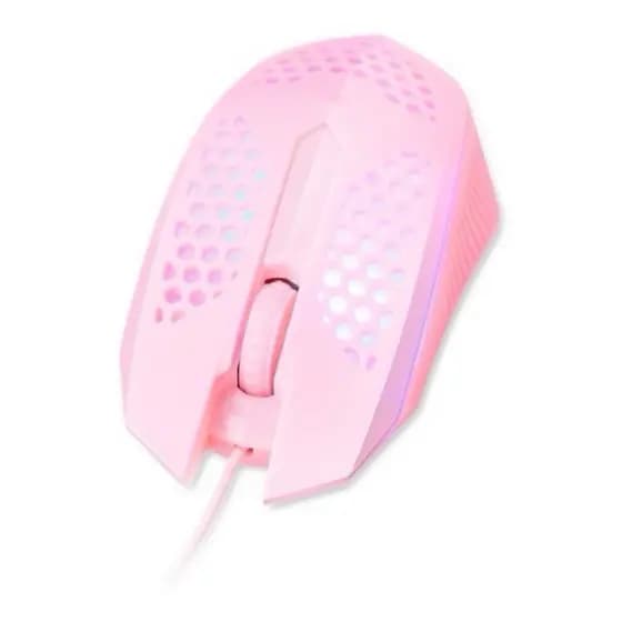 Mouse Rosa RGB Promoção