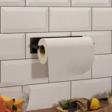 Suporte Porta Toalha Rosto Parede Adesivo De Banheiro