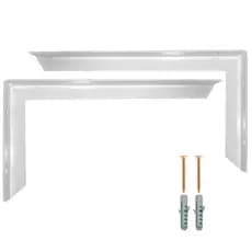 Kit 3 Suporte Mão Francesa Reforçada Prateleira Pia 60Cm Branca