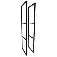 2 Suporte Prateleira Estilo Industrial Parede Teto 100x28cm