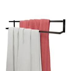 Suporte Porta Toalha Duplo Parede 60cm Toalheiro