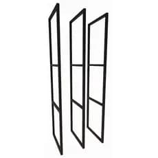 3 suportes estilo industrial 100x28cm prateleira de parede e teto reforçada
