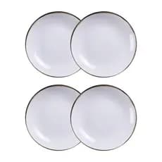 Conjunto 4 Pratos Fundos 21cm Canyon Porcelana Tramontina