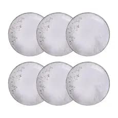 Conjunto 6 Pratos Fundos 21cm Porcelana Floralis Tramontina