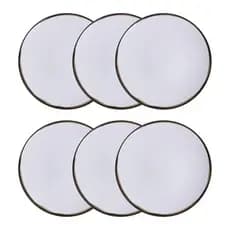 Conjunto 6 Pratos Rasos 25cm Canyon Porcelana Tramontina