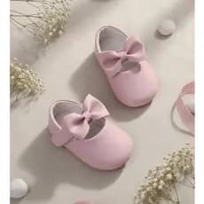Sapatinho de bebe Sapatilha De Bebe Laço Removível