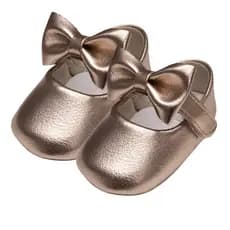 Sapatinho de bebe Sapatilha De Bebe Laço Removível