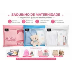 Kit com 3 saquinhos maternidade