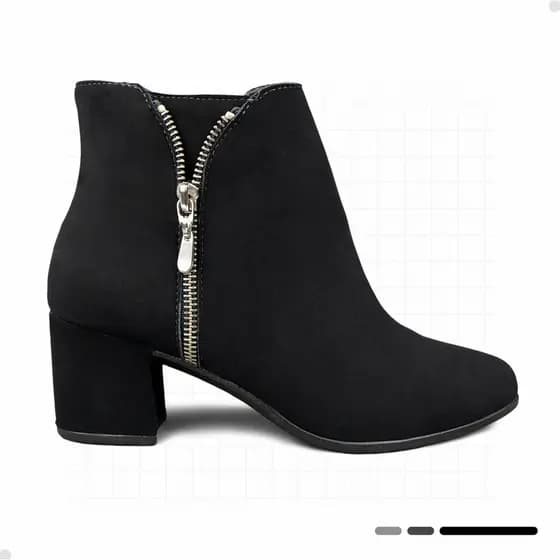 Bota Bico Fino Feminina Cano Curto Estilo Inverno Envio24hrs