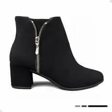 Bota Bico Fino Feminina Cano Curto Estilo Inverno Envio24hrs