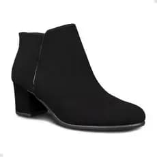 Bota Bico Fino Feminina Salto Baixo Coturno Elegante Inverno Envio 24hrs