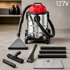 Extratora Para limpeza De Estofados, Carpetes, Sofás 1400w 25Litros 127V Elw Inox 25 Worker