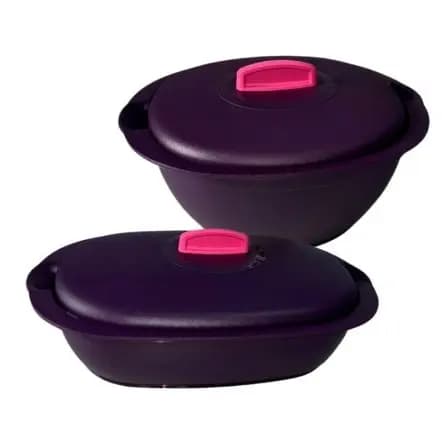 Kit Travessa Actualité 1,7L + Sopeira Actualité 1,8L - 2 Peças - Original Tupperware