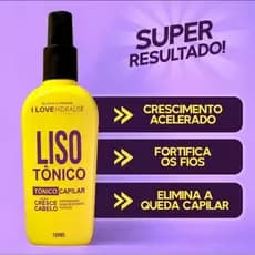 TÔNICO para Crescimento Acelerado Liso Hidralize 250 ML Fortalecimento Hidratação para Cabelos