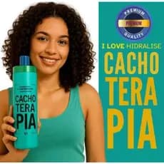 Lisoterapia Creme de Pentear Cachoterapia Cabelos Cacheados 1Litro - Super Definição e Hidratação