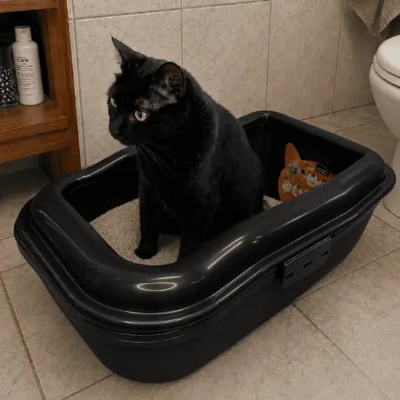 Caixa Areia Furba Furbox Pet Banheiro Gato Grande Bandeja Sanitário Inteligente Alta Envio Imediato