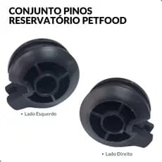 Kit 50 Pinos (Esquerdo e Direito) do Reservatório Armazenadores de Ração Petfood