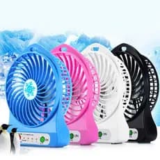 Mini Ventilador Portátil Recarregável Usb 3 Velocidades - Ideal para Viagens e Escritório