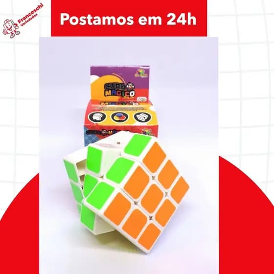 Cubo Mágico Profissional 3x3x3 Profissional Presente Colorido produto bom para raciocínio criança