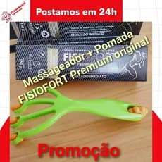 Kit Massageador + Pomada massageadora Fisiofort Premium Original promoção.